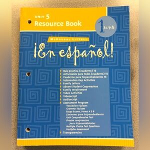 VTG En Espanol 2004 Unit 5 Resource Book McDougal Littell